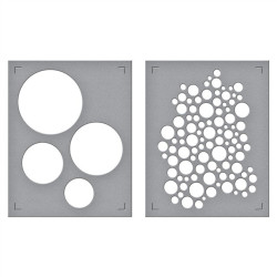 Spellbinders Lots of Circles Stencils by Lisa Horton