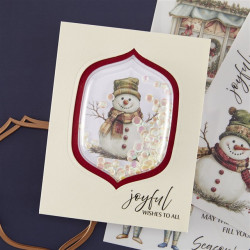 Spellbinders Joyful Wishes Rub-On Sheets 2fogli