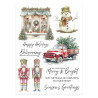 Spellbinders Joyful Wishes Rub-On Sheets 2fogli