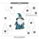 Spellbinders Fergus 3D Felt Decor Die Collection Bundle
