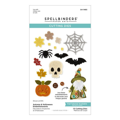 Spellbinders Autumn & Halloween Embellishments Etched Dies