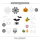 Spellbinders Autumn & Halloween Embellishments Etched Dies