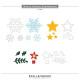 Spellbinders Winter & Christmas Embellishments Etched Dies