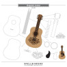 Spellbinders Majestic Guitar Etched Dies