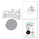 Spellbinders Musical Notes & Stave Pop-Up Etched Dies