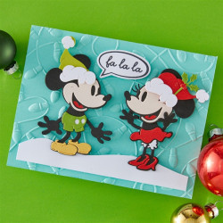 Spellbinders Classic Mouse Christmas Embellishments Etched Dies