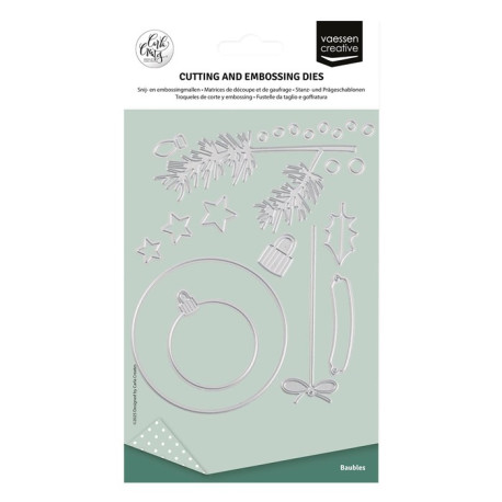 Vaessen Creative Cutting & Embossing Die Christmas Ornaments