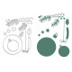 Vaessen Creative Cutting & Embossing Die Christmas Ornaments