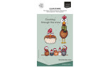 Vaessen Creative Christmas Chickens 1 Clear Stamps