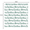 Vaessen Creative Stencil MERRY CHRISTMAS
