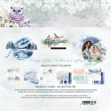 Alchemy of Art Magic of the Northern Lights Collection Set 20x20cm 12fg