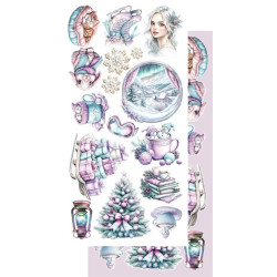 Alchemy of Art Magic of the Northern Lights Extras to Cut 15x30,5cm