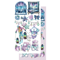 Alchemy of Art Magic of the Northern Lights Extras to Cut 15x30,5cm