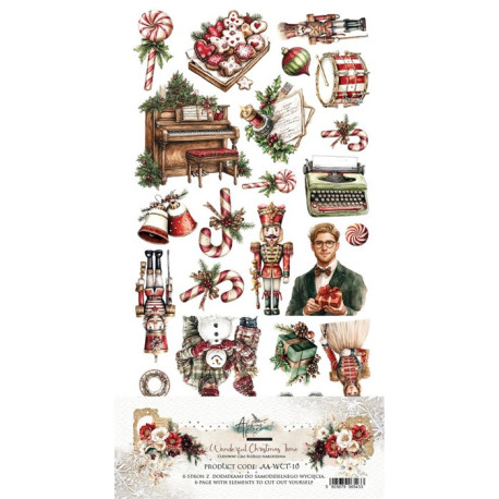 Alchemy of Art Wonderful Christmas Time Extras to Cut 15x30,5cm