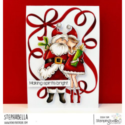 Stamping Bella Curvy Girl loves Santa