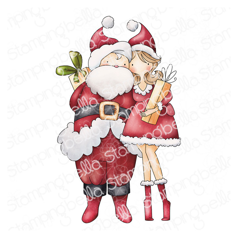 Stamping Bella Curvy Girl loves Santa