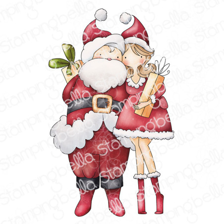 Stamping Bella Curvy Girl loves Santa