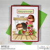 Stamping Bella Little Cutie Kids Hanging Christmas Stockings