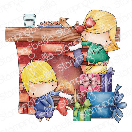 Stamping Bella Little Cutie Kids Hanging Christmas Stockings