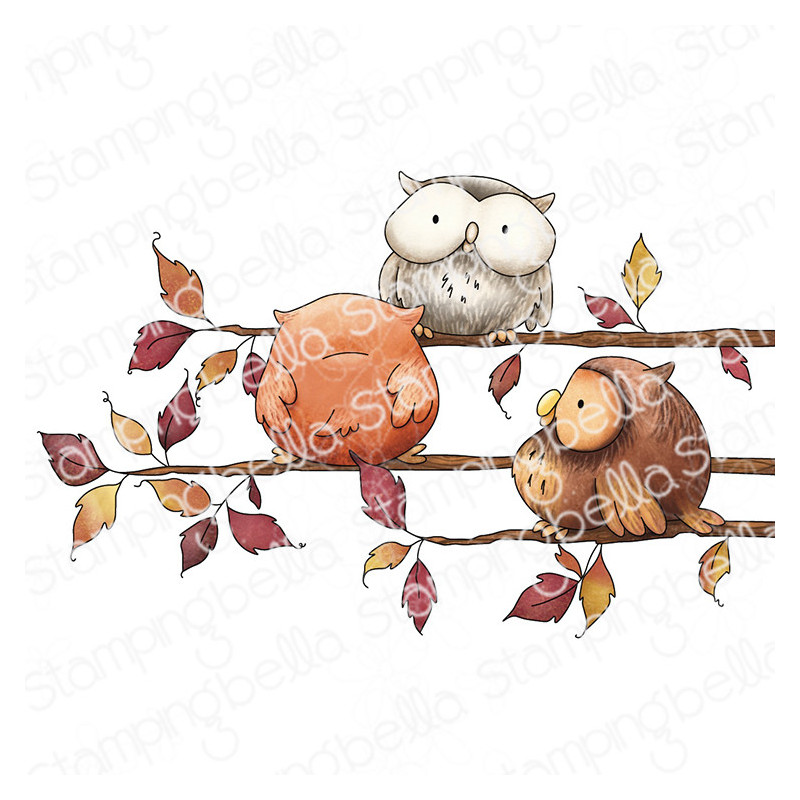 Stamping Bella Little Owl Trio