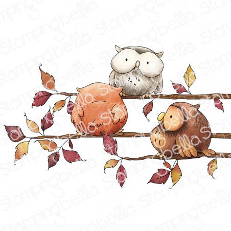 Stamping Bella Little Owl Trio