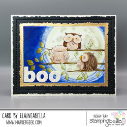 Stamping Bella Little Owl Trio
