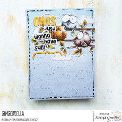 Stamping Bella Little Owl Trio