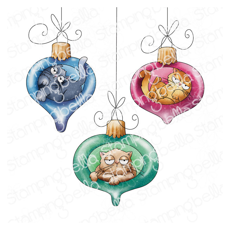 Stamping Bella Oddball Bauble Cats 3pezzi