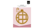 Vaessen Creative Cutting & Embossing Die Palla di Natale