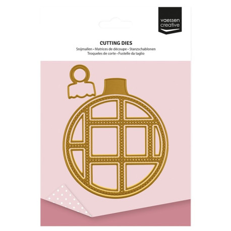 Vaessen Creative Cutting & Embossing Die Palla di Natale
