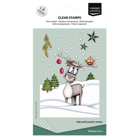 Vaessen Creative Reindeer & Co 2 Clear Stamps