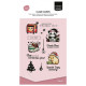 Vaessen Creative Panda Claus Clear Stamps
