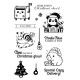 Vaessen Creative Panda Claus Clear Stamps