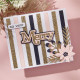 Spellbinders Merry Sentiments Clear Stamp & Die Set by Lisa Horton