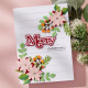 Spellbinders Merry Sentiments Clear Stamp & Die Set by Lisa Horton