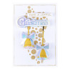 Spellbinders Christmas Sentiments Clear Stamp & Die Set by Lisa Horton