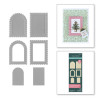 Spellbinders Postage Stamps 3D Emboss & Cut Folder