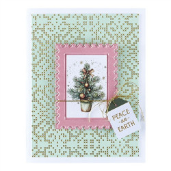 Spellbinders Postage Stamps 3D Emboss & Cut Folder
