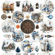 Craft o' Clock Jolly Season Paper Collection Set 30x30cm 6fg
