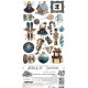 Craft o' Clock Jolly Season Extras to Cut MIX 15,75x30,5cm