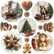 Craft o' Clock Oh, Christmas Night Paper COLLECTION and BASIC designs Set 20x20cm 24fg