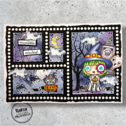 AALL & Create Stamp Set A7 1295 Moonlight Mischief