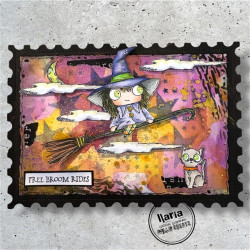 AALL & Create Stamp Set A7 1298 Free Broom Rides