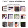 Echo Park Ghosts And Goblins Paper Pad 15x15cm