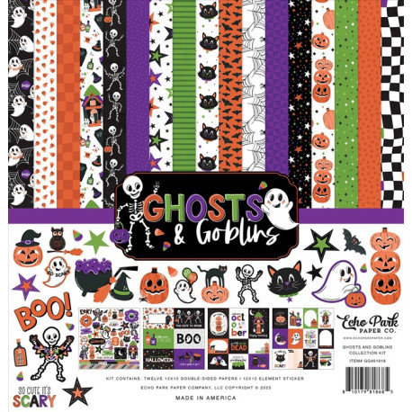 Echo Park Ghosts And Goblins Collection Kit 30x30cm