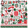 Echo Park Christmas Express Element Sticker 30x30cm