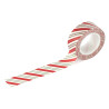 Echo Park Christmas Express Washi Tape Candy Cane Diagonal Stripe