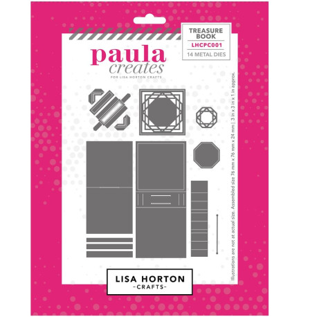 Lisa Horton Crafts Paula Creates Treasure Book Die Set