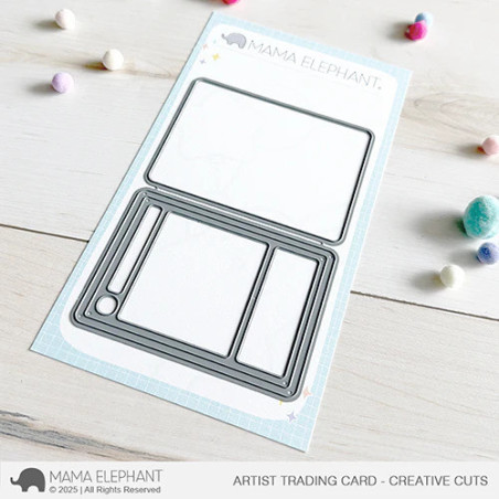 Mama Elephant Artist Trading Card CREATIVE CUTS