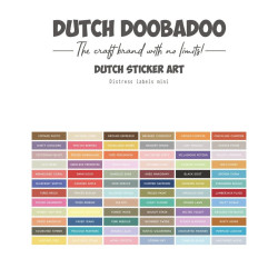 Dutch Doobadoo Dutch Sticker A5 MINI Distress Labels